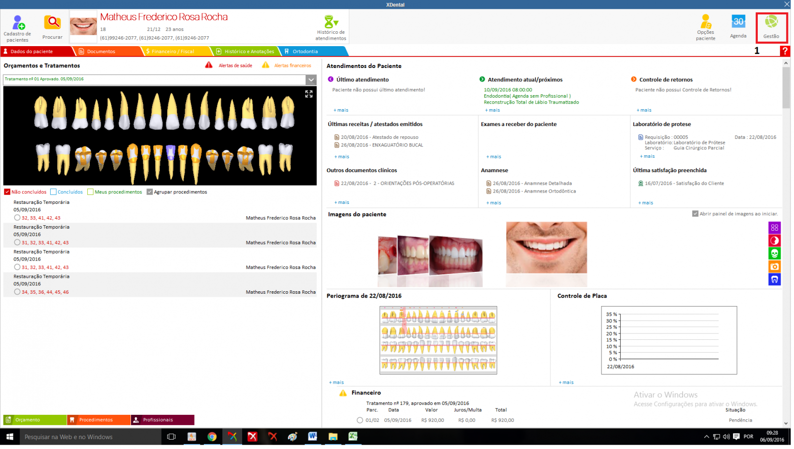 Área do cliente - XDental software odontológico