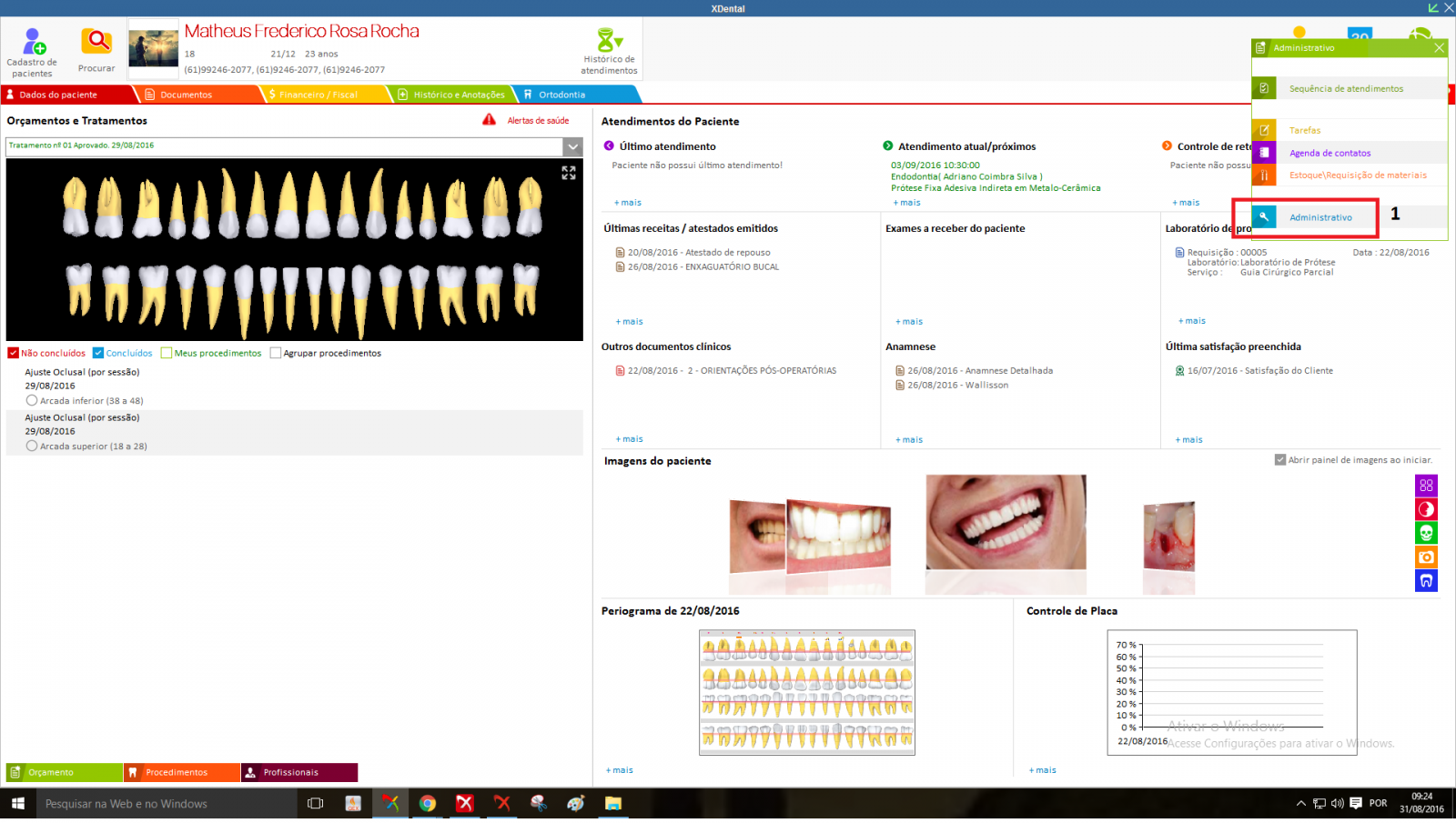 Área do cliente - XDental software odontológico